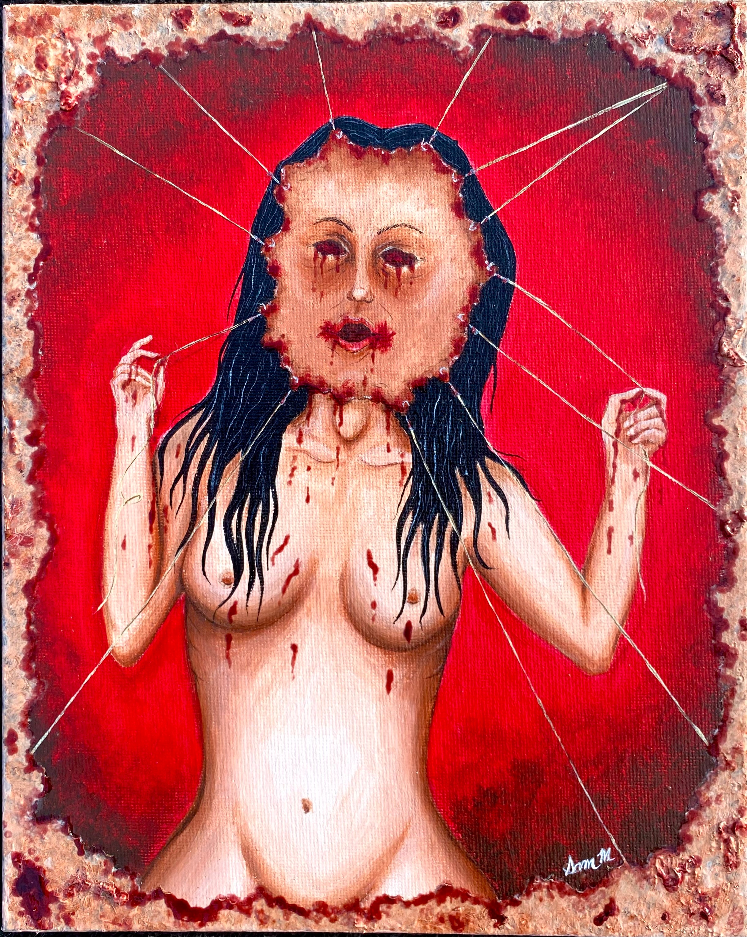 "Mourning Face" Original Painting