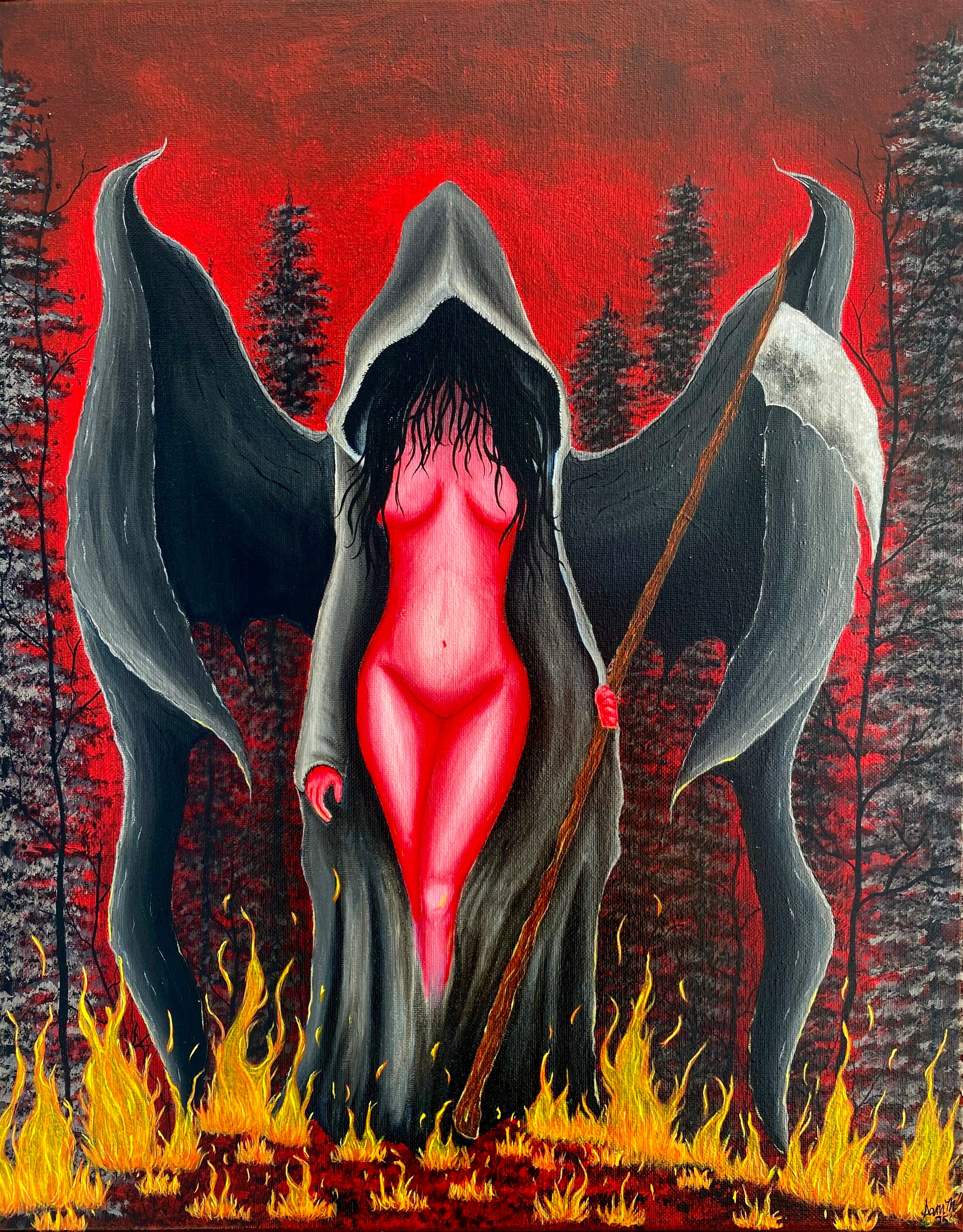 "Angel of Death" Original Painting