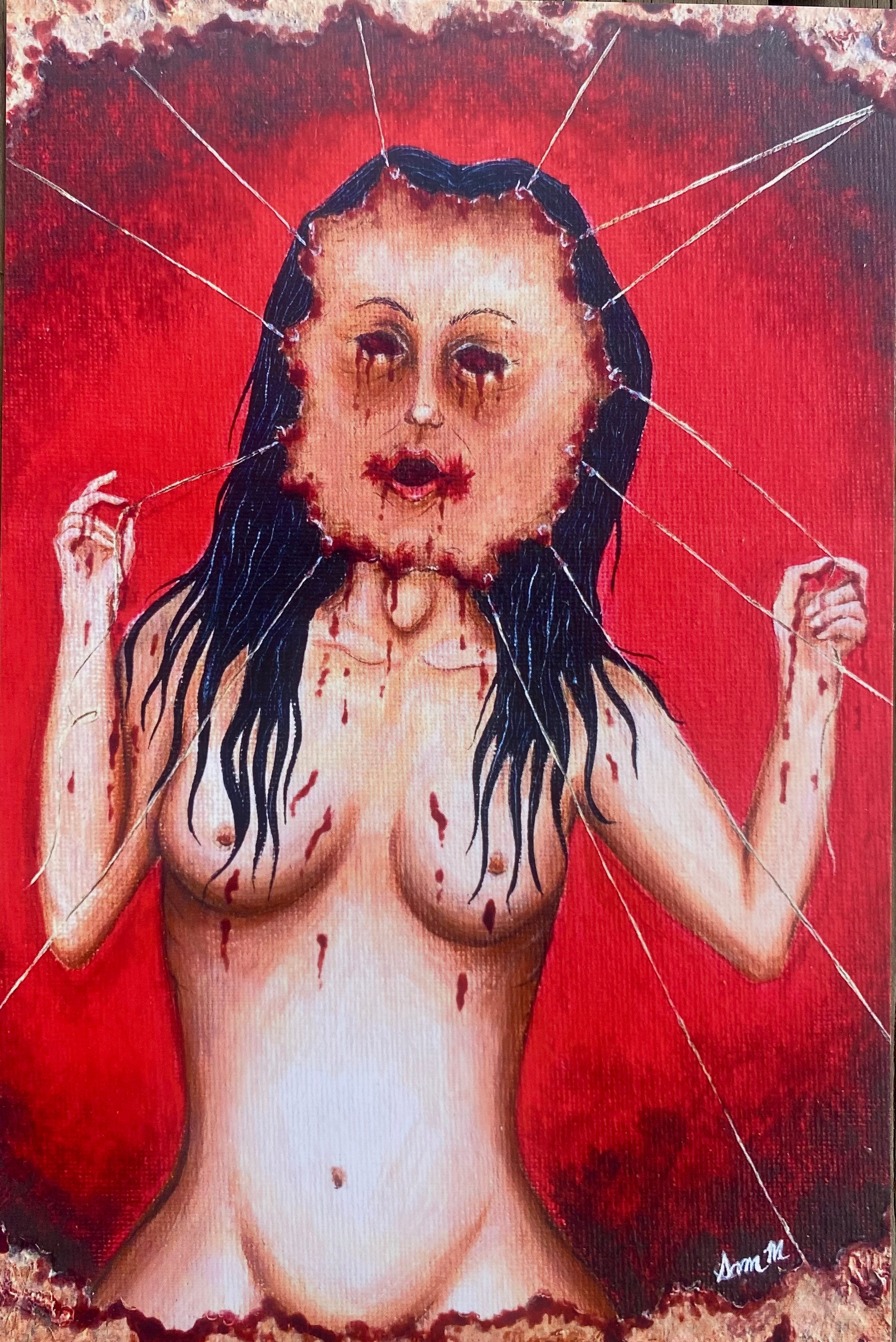 "Mourning Face" Print