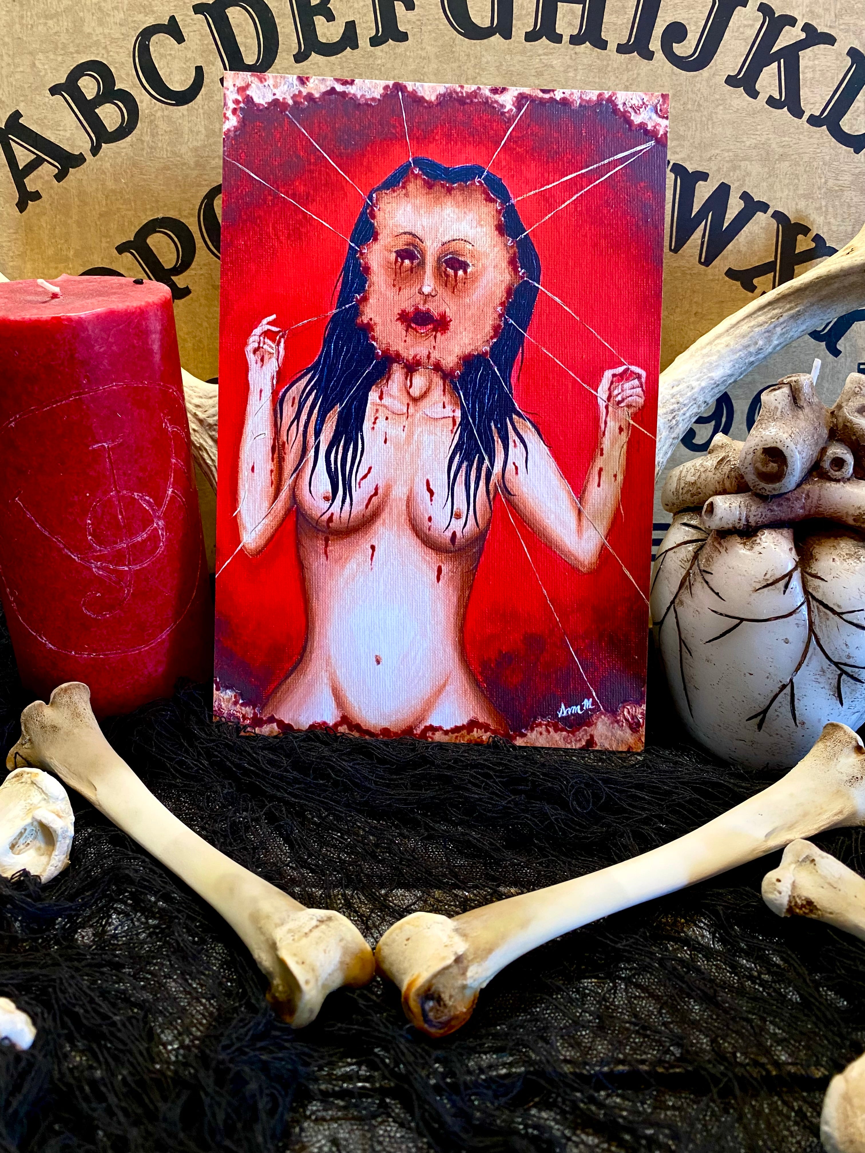 "Mourning Face" Print