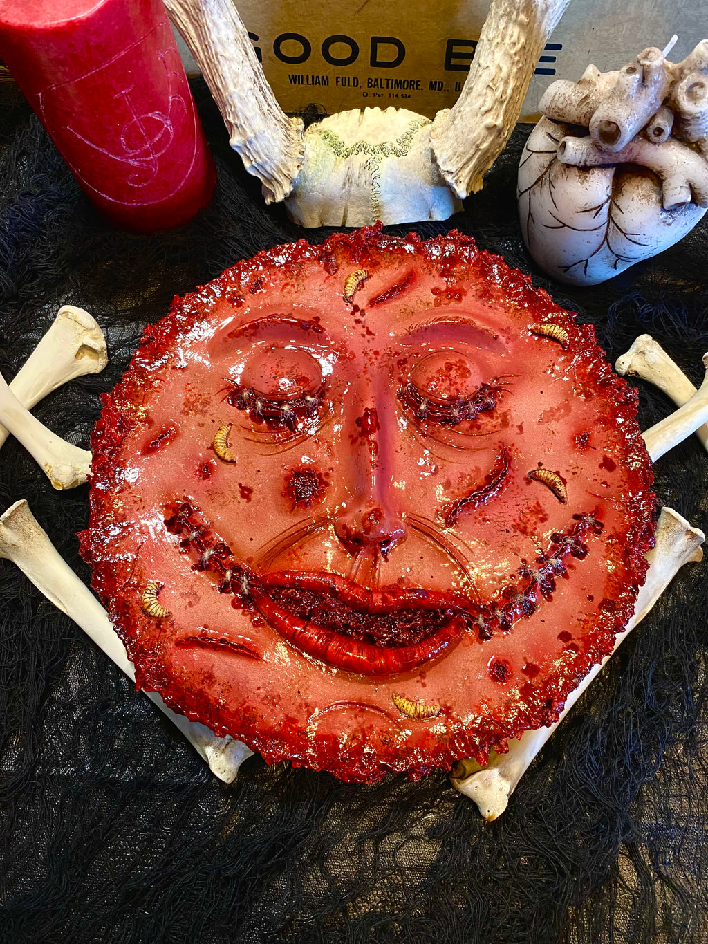 Face Pie Original Sculpture "Ed"